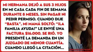 Mi hermana dejó a sus 3 hijos en mi casa cada fin de semana durante 8 meses, sin pagar ni pedir...