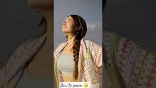 Pahadan song AnushkaSen new look in pink and white dress ❣️🥰 #cutepicture #cutelook #photoshooot