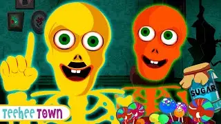Midnight Magic: Johny Johny Halloween Song + Spooky Scary Skeleton Songs For Kids | Teehee Town