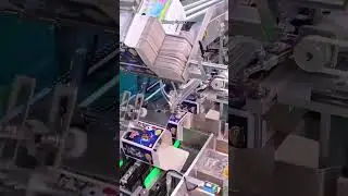 Fully automatic box folding machine, electronic component boxes can also be folded. # Box folding