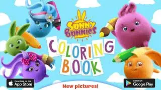 Sunny Bunnies Colouring Book Game Trailer - Available Now!