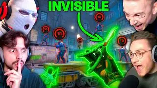 I invited STREAMERS to an INVISIBLE 2V5 TOURNAMENT...