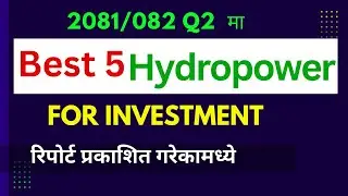 Best Stocks to Buy in NEPSE from Hydropower in 2025 Q2 | Highest EPS Hydro Shares for Investment