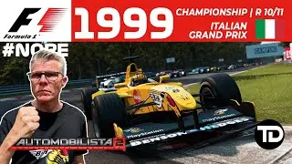 F1 1999 Custom Championship в Automobilista 2 | Раунд 10/11 Гран-при Италии #NoRe