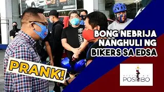 Bong Nebrija nanghuli ng bikers sa EDSA (PRANK)