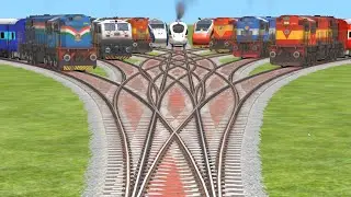 All Trains Passing By Red Signals | traingo away green signal | train videos railroad ...