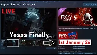 🔴Today Poppy Playtime Chapter 5 Live |Countdown| Project Playtime playing  - 8 December Update