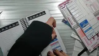 Plan With Me - Jan 11-17 - Kit Leftovers Craft Penguin Planner