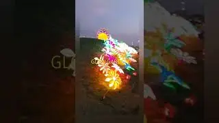 Glow Garden night lights #experience  #aesthetic #asmrforeyes #gloweffect #asmr #night