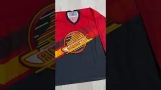 NHL CCM Vancouver Canucks Salmon Skate Alternate Jersey#nhljersey #vancouvercanucks #hockeyjersey