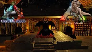 ARK: Survival Evolved - Crystal Isles Map - Big castle and city show - Building [cszlak]