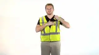 5 Point Breakaway Reflective Safety Vest Lime