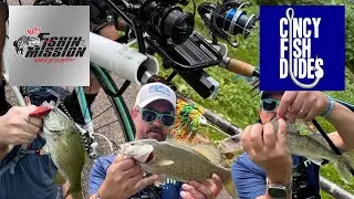 Fishing the Little Miami along the Bike Trail