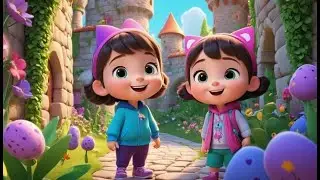Pussy Cat Pussy Cat Castle Adventure Path | English Nursery Rhyme | Kids Songs | Baby Music