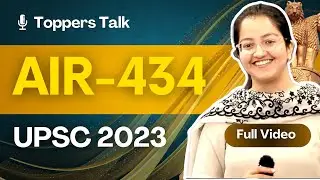 Toppers Talk - MANU VERMA, Rank-434 | UPSC 2023 Topper | Full Video