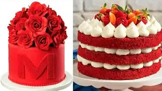 Red Cakes Decoration For Party/Most Beautiful Red Velvet Cakes 2k21