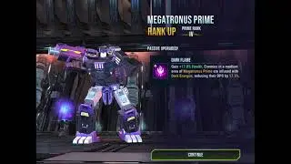 Megatronus prime rank 4 gameplay! | Transformers: Earth Wars 