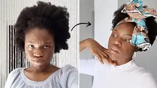 Turning myself into an ABG (not Asian but African Baby Girl) transformation lol