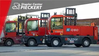 Bulmor EQ60 Elektro-Seitenstapler Auslieferung | 6 Tonnen Tragkraft, Kantholzhalter & TÜV @Pieckert