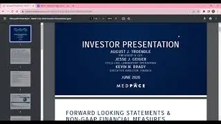 Medpace Holdings Inc  - MEDP  . Descri&ccedil;&atilde;o do neg&oacute;cio