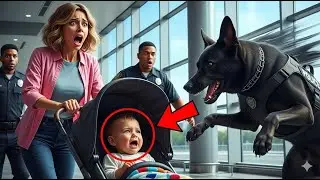 K9 Dog Jumps Into One Year Old Stroller at Airport &mdash; Officers Discover Shocking Secret!