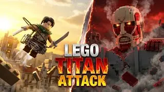 Can Levi Stop The 50-Meter Zombie Titan? LEGO Zombie Animation | Full Episode 5