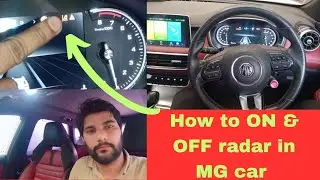 How to ON&OFF lane assist in MG car# How to ON&OFF in Radar in MG car