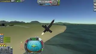 KSP 1.7.3 подводный пуск легкой крылатой ракеты