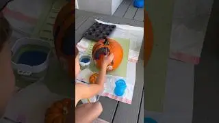 Testing Pinterest Activities: Pumpkin Paint & Wash 🎨 🧼