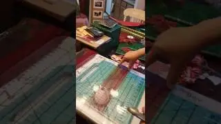 Marla Making 4-Patch Blocks 1