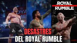 Los 5 ROYAL RUMBLE MÁS DESASTROSOS de la HISTORIA
