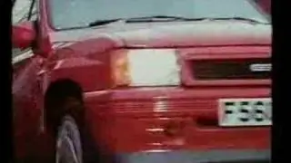 Vauxhall Nova car advert (building site) 1980s