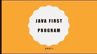 Learn Java First Program/ How to write Java Program in Editplus