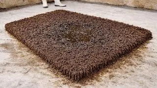 Unbelievably Dirty Shaggy Rug Gets a Perfect Clean | Satisfying ASMR