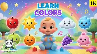 Learn Colors Song for Kids 🌈 | Color Song for Toddlers & Preschoolers | Nursery Rhymes