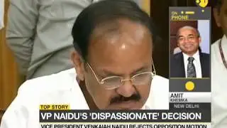 Huge setback for opposition as Venkaiah Naidu rejects impeachment notice