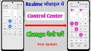 realme phone me control centre change kaise kare / how to change control centre realme mobile / new