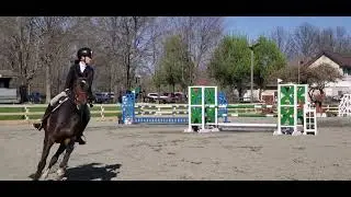 Good Judgement and Sophie competing GHK 1.05m jumpers at Four Seasons 2022 - 1st class 1st round