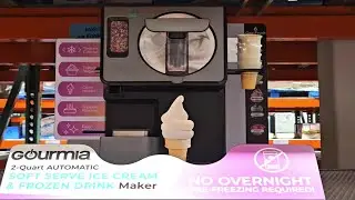 GOURMIA SOFT SERVE ICE CREAM MACHINE Shop with us at Costco!!!