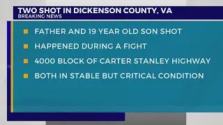Father and son shot in Dickenson County during fight, sheriff says