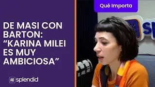 Victoria De Masi con Barton: 
