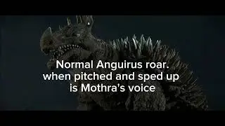 Anguirus and Mothra have the same Voice