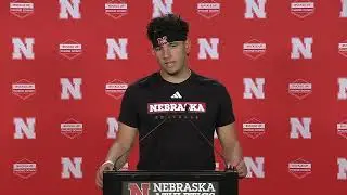 Nebraska football: QB Dylan Raiola Purdue week press conference