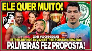 😨REVIRAVOLTA NO CASO NINO?! PALMEIRAS FEZ PROPOSTA? COMO ASSIM?!💎ZUBELDIA JÁ VOLTOU! LIMA NO VASCO?