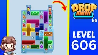 Drop Away Level 606 Solution Walkthrough