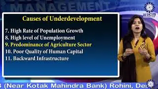 Cause of Under Development | Ms. Kirti Miglani  ( Asst. Prof. ) | BBA TIAS on Tecnia TV