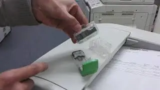 Change staples on Sharp MX inner finisher