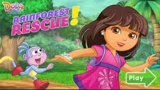 Dora The Explorer - Dora Rainforest Rescue - Dora and Friends Games For Kids