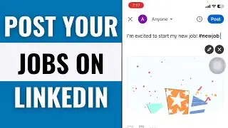 How To Post New Job Update On LinkedIn | Post New Position On LinkedIn (Full Tutorial)