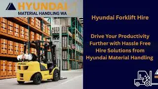 Need to Hire a Forklift? Keep your business moving with Hyundai Material Handling WA #shorts